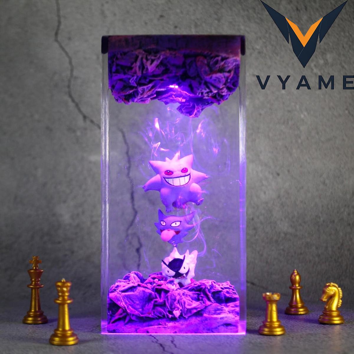 Gengar Resin Lamp – Handmade Anime Night Light, Spooky Pokémon Gift for Gamers & Decor Gengar Resin Lamp – Handmade Anime Night Light, Spooky Pokémon Gift for Gamers & Decor
