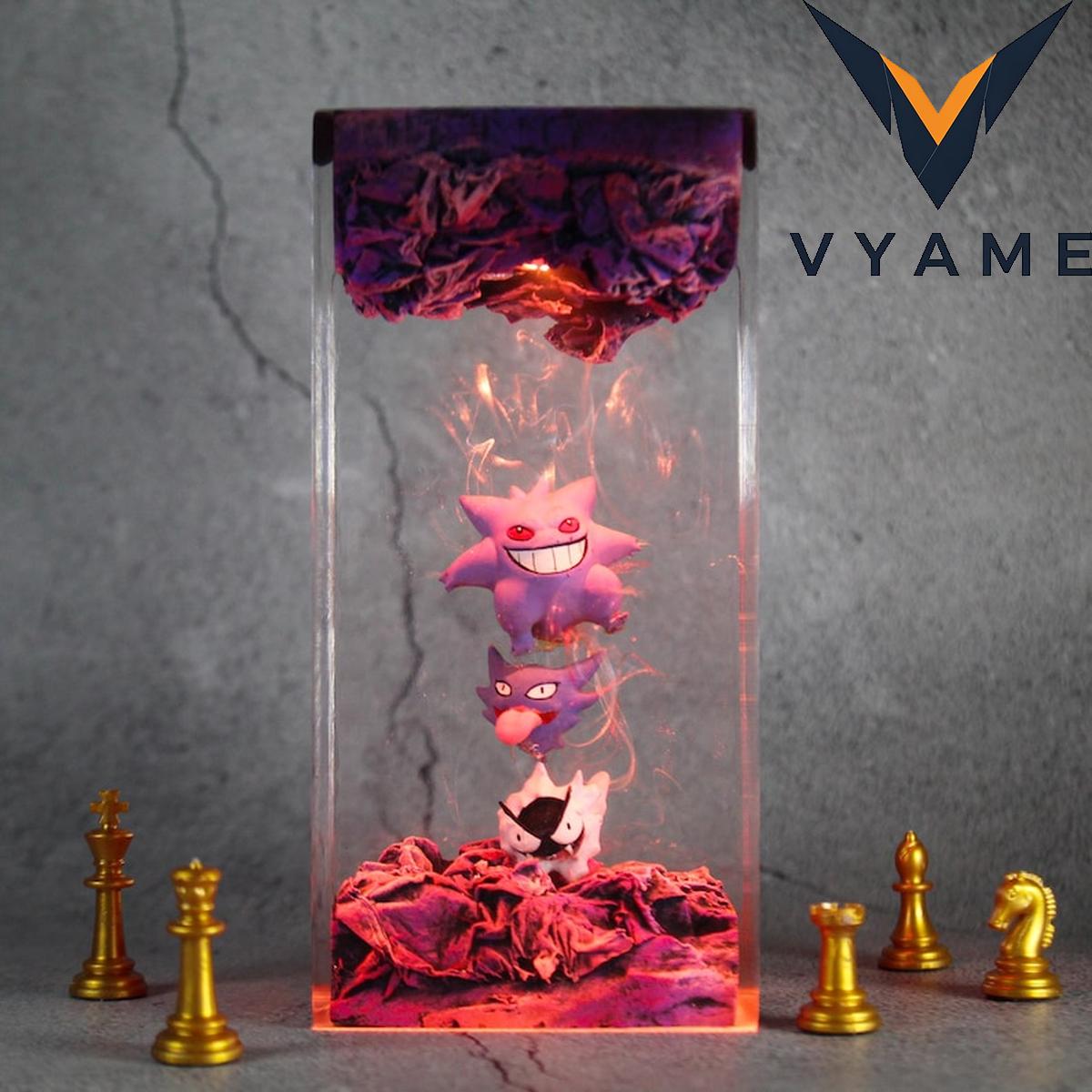 Gengar Resin Lamp – Handmade Anime Night Light, Spooky Pokémon Gift for Gamers & Decor Gengar Resin Lamp – Handmade Anime Night Light, Spooky Pokémon Gift for Gamers & Decor
