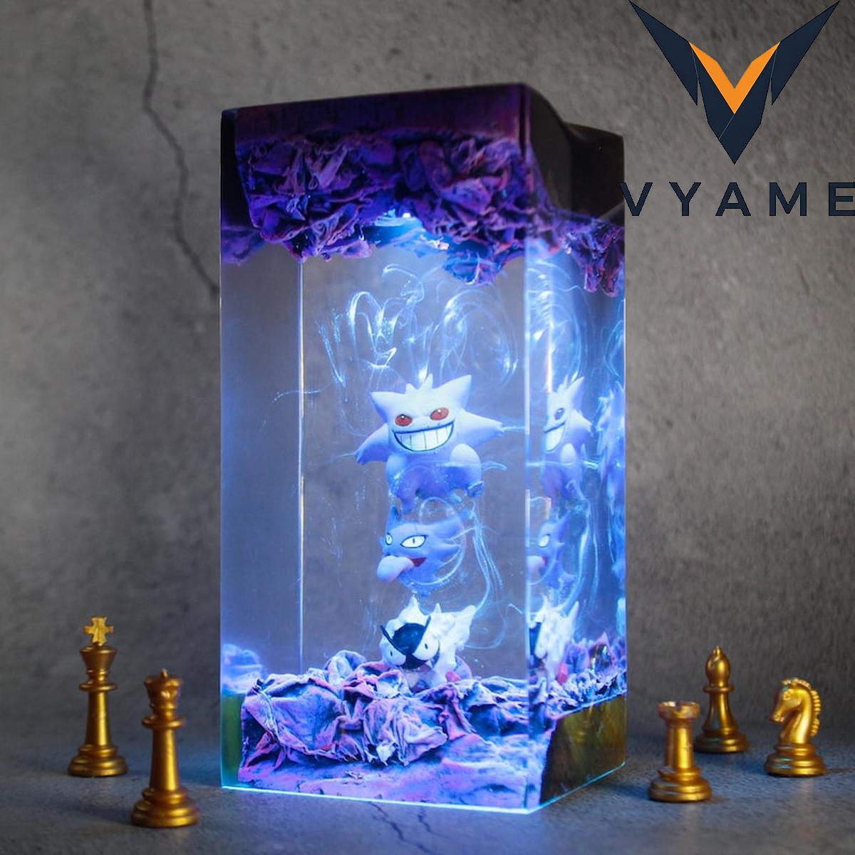Gengar Resin Lamp – Handmade Anime Night Light, Spooky Pokémon Gift for Gamers & Decor Gengar Resin Lamp – Handmade Anime Night Light, Spooky Pokémon Gift for Gamers & Decor