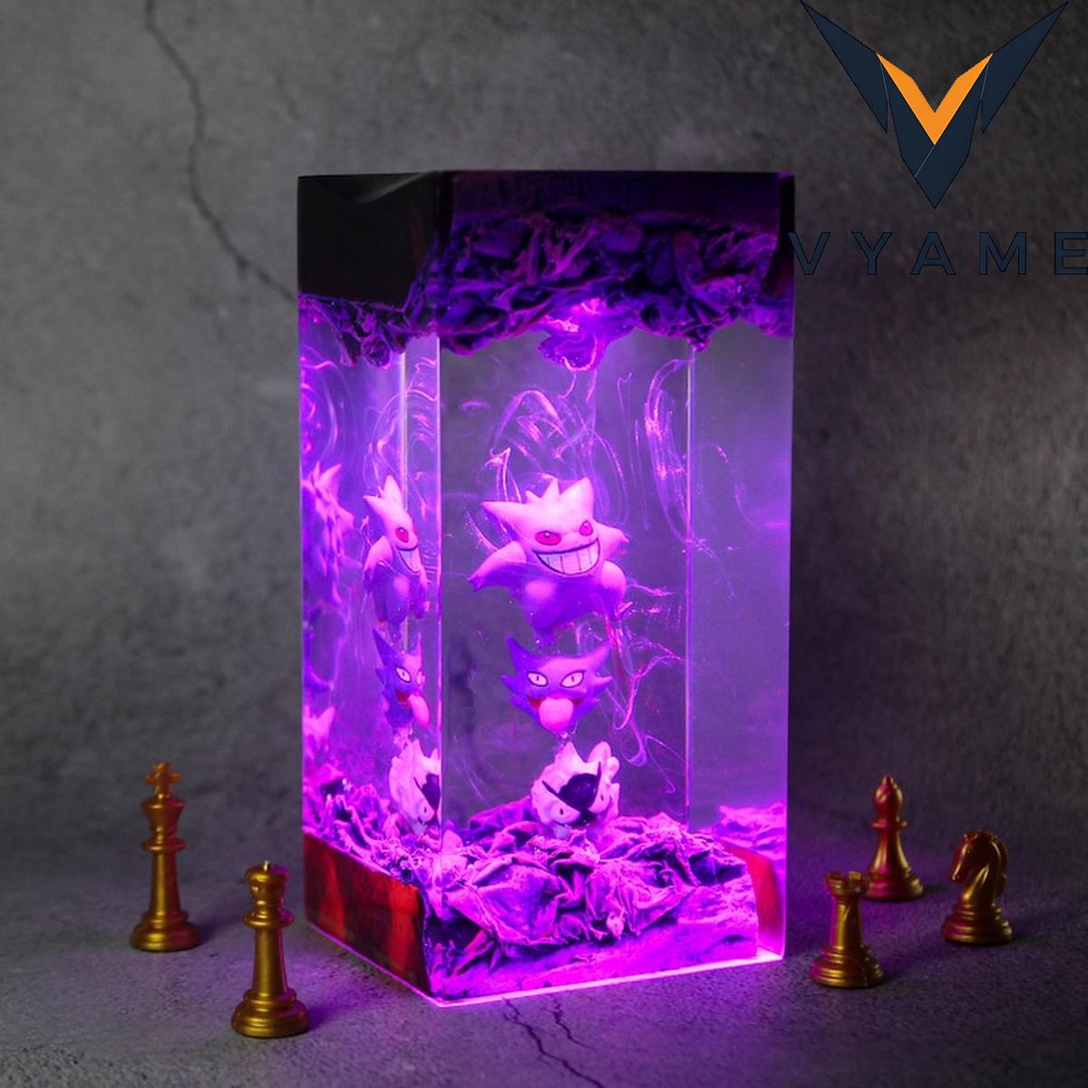 Gengar Resin Lamp – Handmade Anime Night Light, Spooky Pokémon Gift for Gamers & Decor Gengar Resin Lamp – Handmade Anime Night Light, Spooky Pokémon Gift for Gamers & Decor