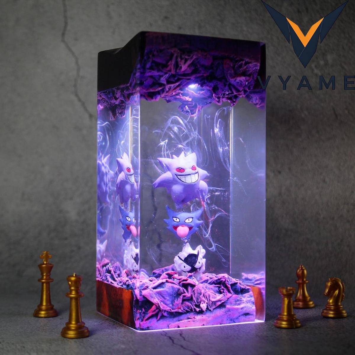 Gengar Resin Lamp – Handmade Anime Night Light, Spooky Pokémon Gift for Gamers & Decor Gengar Resin Lamp – Handmade Anime Night Light, Spooky Pokémon Gift for Gamers & Decor