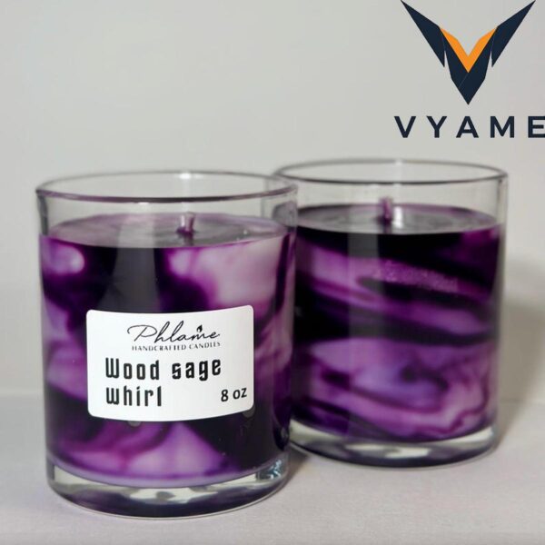 Red Cherry Swirl Scented Candle – Sweet Ripe Cherry Scent