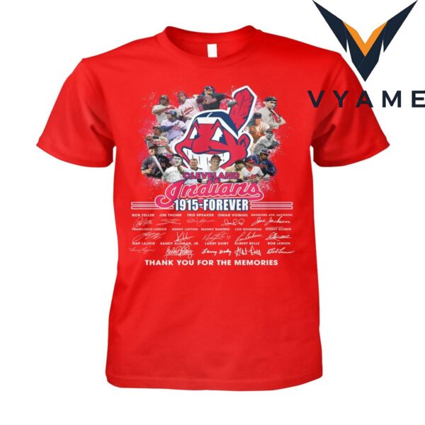 Cleveland Indians Tribute T-Shirt – “1915–Forever” Legends & Thank You Design