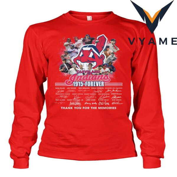 Cleveland Indians Tribute T-Shirt – “1915–Forever” Legends & Thank You Design