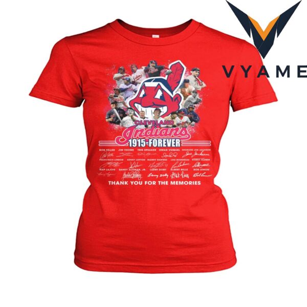 Cleveland Indians Tribute T-Shirt – “1915–Forever” Legends & Thank You Design