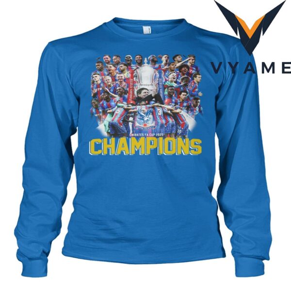 Crystal Palace FC 2025 FA Cup Champions Commemorative T-Shirt