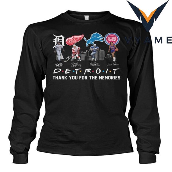 Detroit Teams Legacy T-Shirt  Baseball, Hockey, Football, Basketball