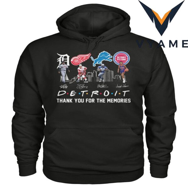 Detroit Teams Legacy T-Shirt  Baseball, Hockey, Football, Basketball