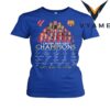 FC Barcelona 2024/2025 La Liga Champions Team & Autographs T Shirt