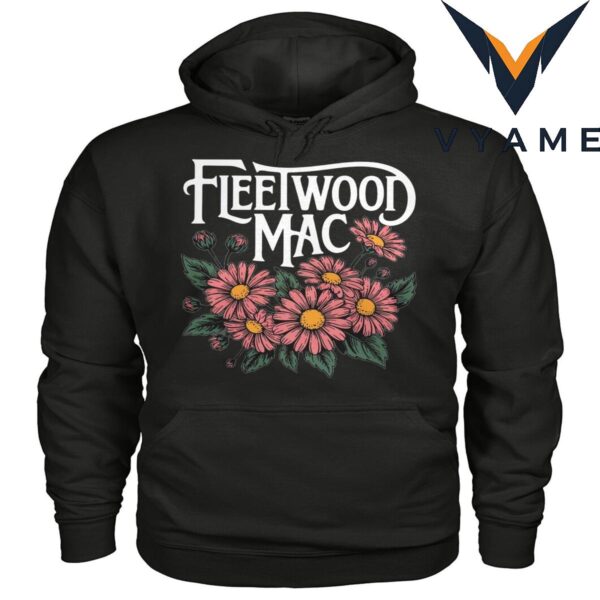 Fleetwood Mac Concert Tee – Iconic Rock Band Logo Black T-Shirt (1967-Present)