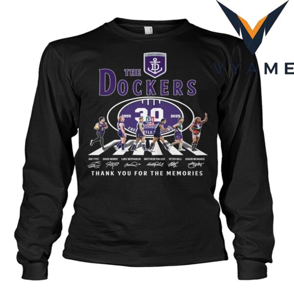 Fremantle Dockers 30th Anniversary T-Shirt (1995–2025)