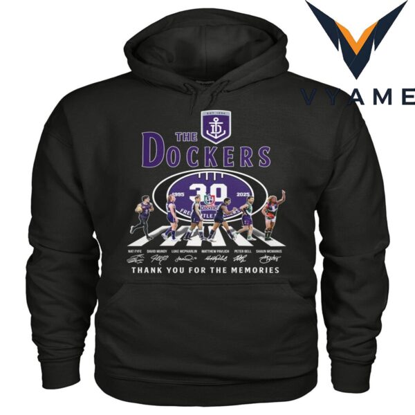 Fremantle Dockers 30th Anniversary T-Shirt (1995–2025)