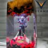 Halloween Horror Epoxy Resin Lamp  Spooky Glow in the Dark Table Light