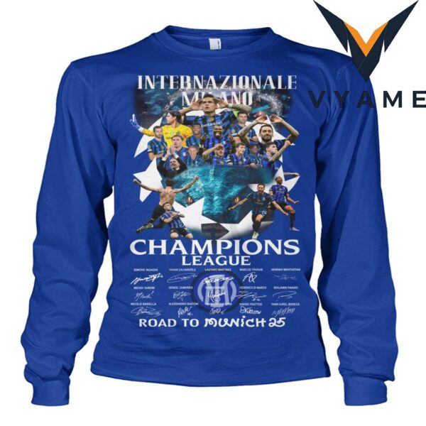 Inter Milano 2025 UEFA Champions League Final T-Shirt