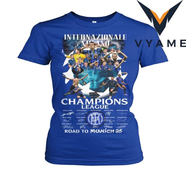 Inter Milano 2025 UEFA Champions League Final T-Shirt