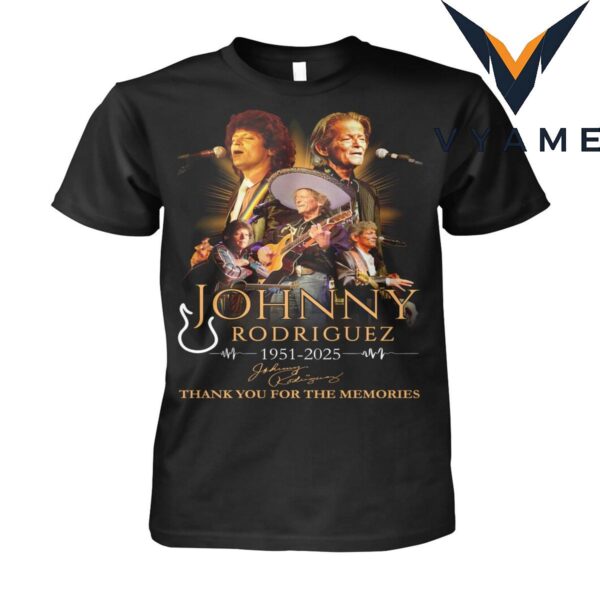 Johnny Rodriguez Country Music Tribute Shirt (1951-2025)