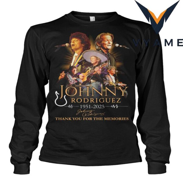 Johnny Rodriguez Country Music Tribute Shirt (1951-2025)