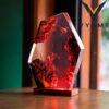 Lord King Resin Lamp: Custom Movie Magic Ring Night Light Unique Gift for Him