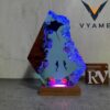 Manta Rays & Diver Resin Lamp