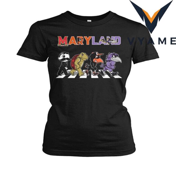 Maryland Terrapins Abbey Road T-Shirt 