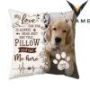 Personalized Heaven Dog Pillow Christmas Gift with Photo Upload My Love is Always Near Custom Hug Pillow 6 aXM9a.jpg