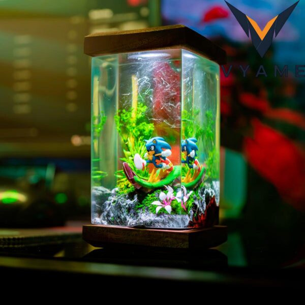 Sonic Movie 3D Night Light – LED Resin Lamp for Collectors, Gaming & Anime Decor