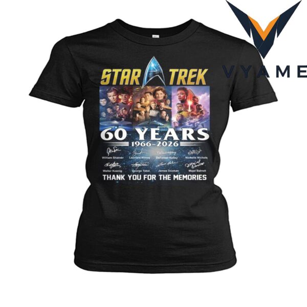 Star Trek 60th Anniversary T-Shirt (1966-2026)