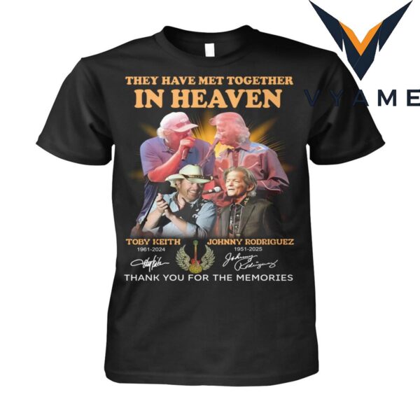 Toby Keith & Johnny Rodriguez Memorial T-Shirt