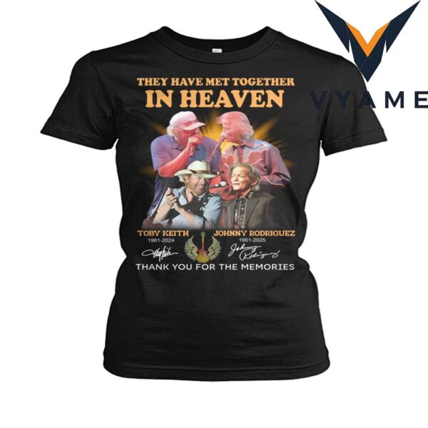 Toby Keith & Johnny Rodriguez Memorial T-Shirt