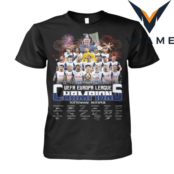 UEFA Europa League Champions 2025 The Tottenham Hotspur shirt