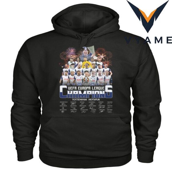 UEFA Europa League Champions 2025 The Tottenham Hotspur shirt