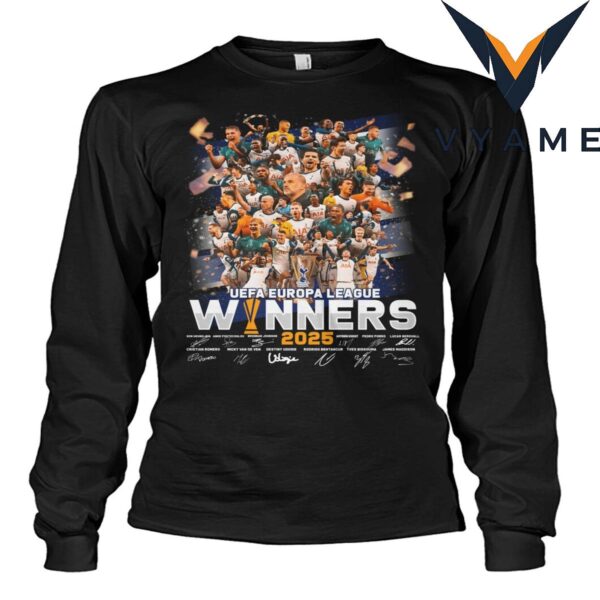UEFA Europa League winners 2025 Tottenham T-Shirt