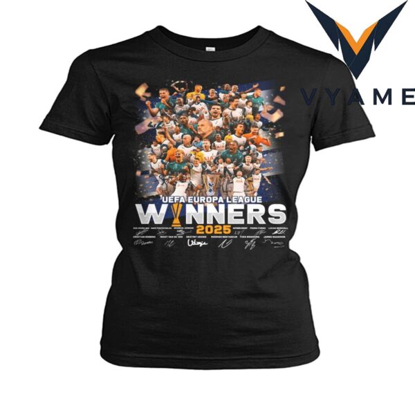 UEFA Europa League winners 2025 Tottenham T-Shirt