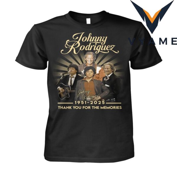 Vintage Johnny Rodriguez Tribute T-Shirt (1951-2025) 