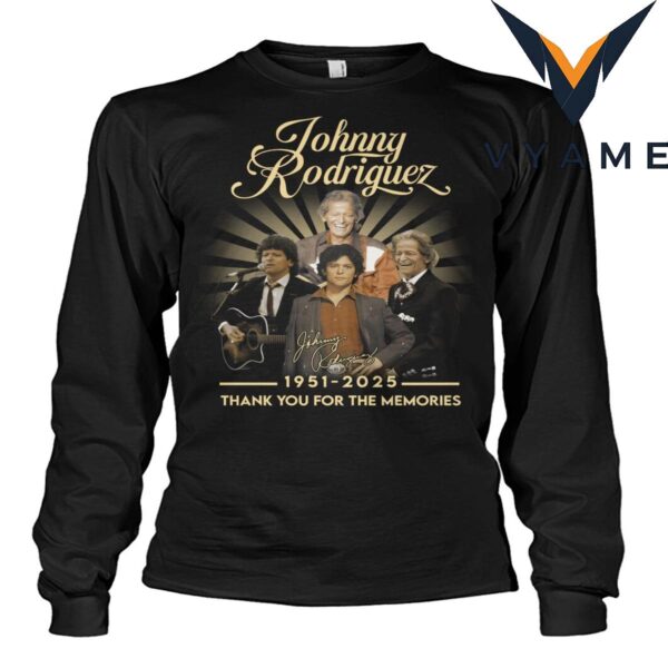 Vintage Johnny Rodriguez Tribute T-Shirt (1951-2025) 