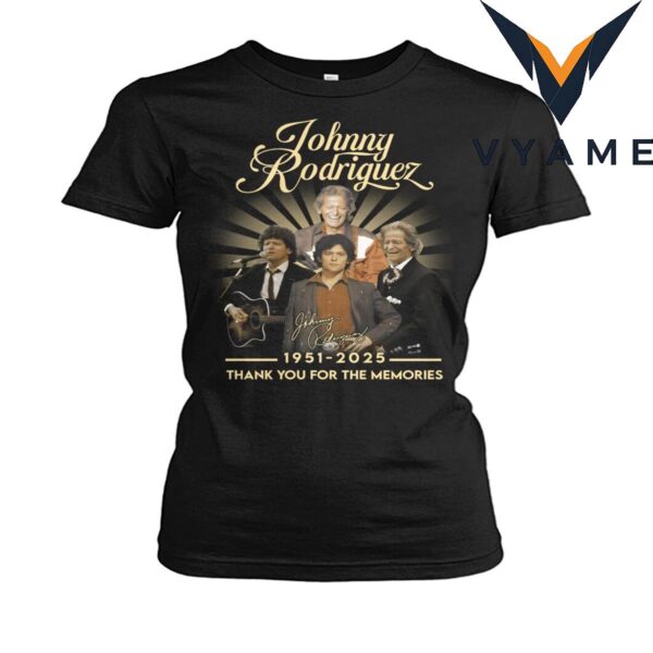 Vintage Johnny Rodriguez Tribute T-Shirt (1951-2025) 