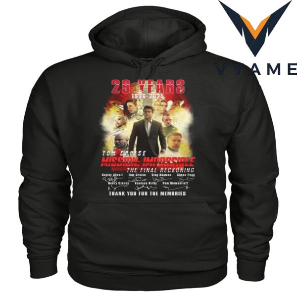 mpossible 29th Anniversary T-Shirt (1996–2025) – The Final Reckoning Cast Tribute