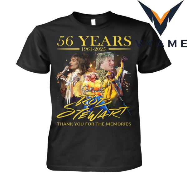 56 Years 1961-2025 Rod Stewart T-Shirt