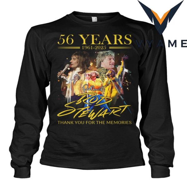 56 Years 1961-2025 Rod Stewart T-Shirt