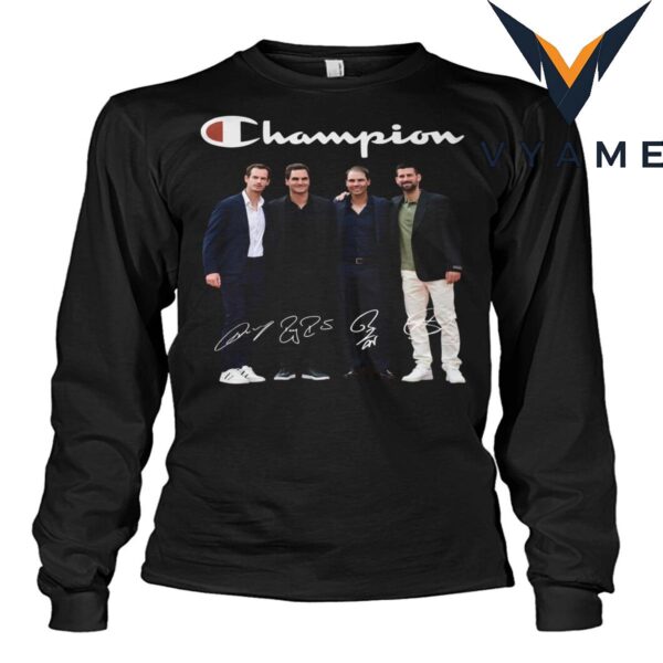 Federer Nadal Djokovic Murray – Big Four Tennis Fan T-Shirt
