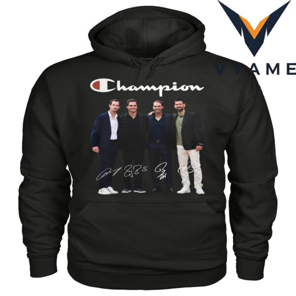 Federer Nadal Djokovic Murray – Big Four Tennis Fan T-Shirt