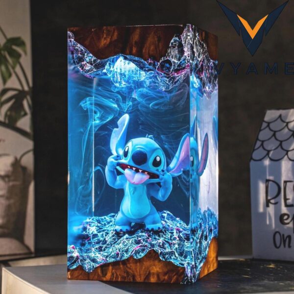 Blue Alien Resin Night Light – Cute Koala Lamp for Kids, Custom Gift for Moms, Playroom or Bedroom Decor