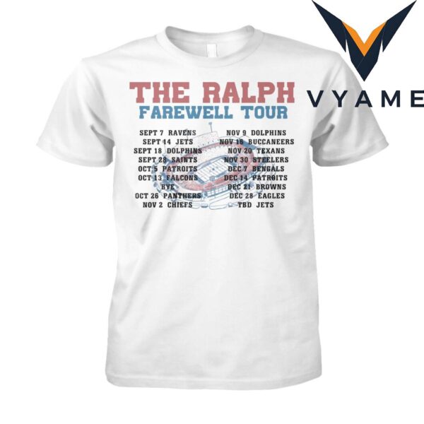 Buffalo Bills “The Ralph” Farewell Tour 2025 T-Shirt