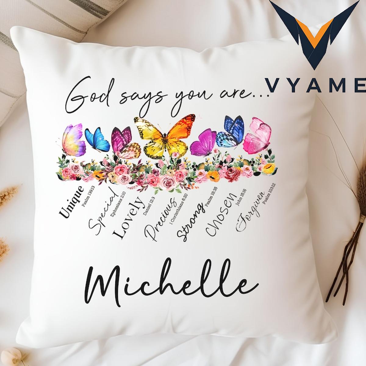 Custom Christian Throw Pillow - Personalized Bible Verse Home Decor & Gift Custom Christian Throw Pillow - Personalized Bible Verse Home Decor & Gift