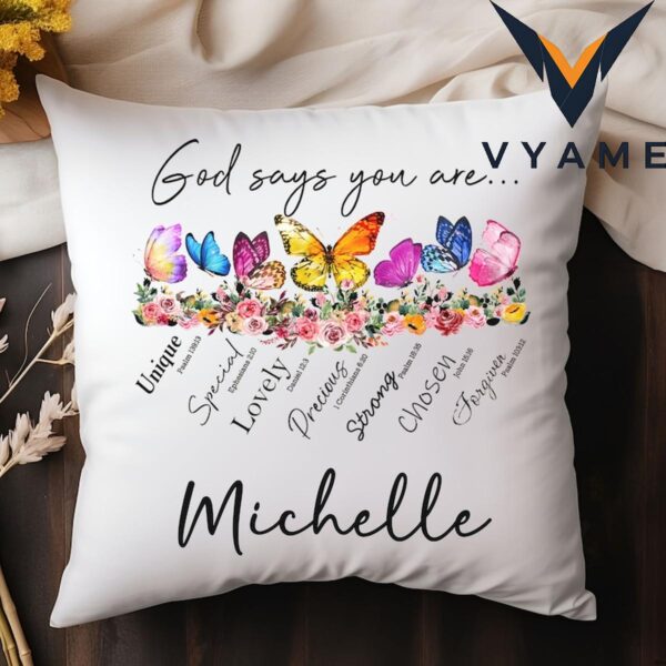 Custom Christian Throw Pillow – Personalized Bible Verse Home Decor & Gift