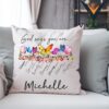 Custom Christian Throw Pillow Personalized Bible Verse Home Decor & Gift