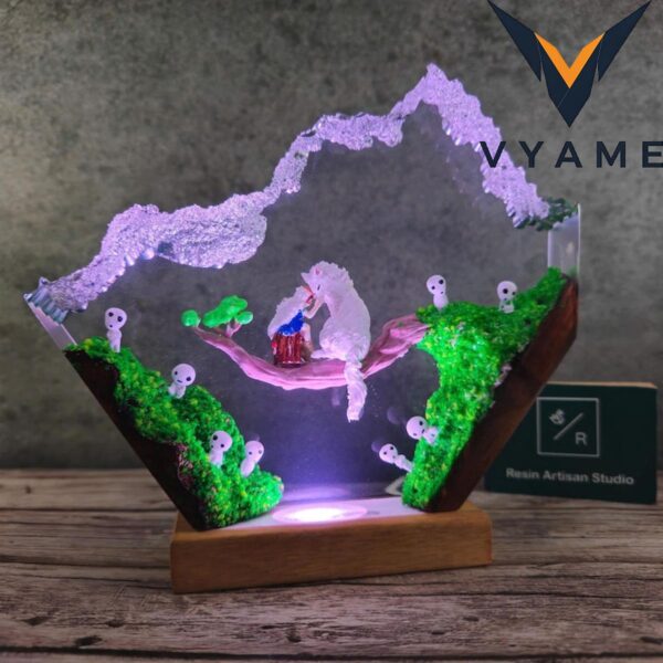Custom Handmade Resin Anime Lamp – Gift for Mom, Kids, Him or Her _ Birthday Gift Night Light