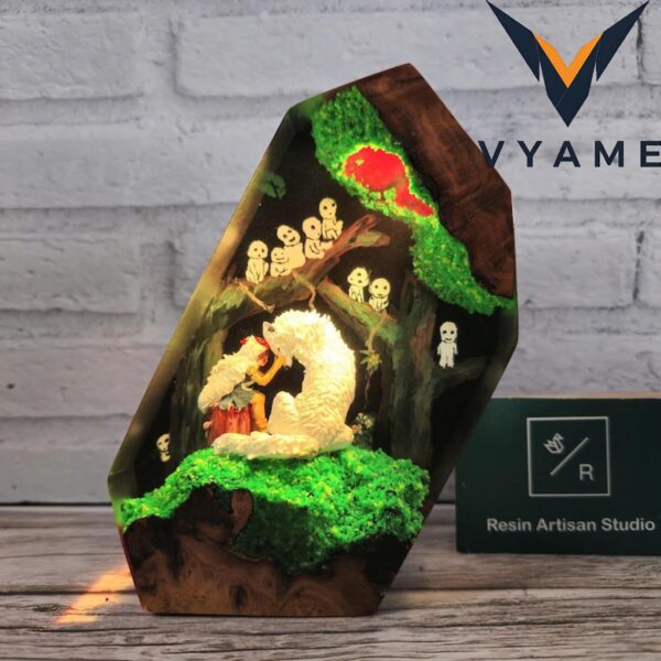 Custom Handmade Resin Anime Lamp – Gift for Mom, Kids, Him or Her _ Birthday Gift Night Light