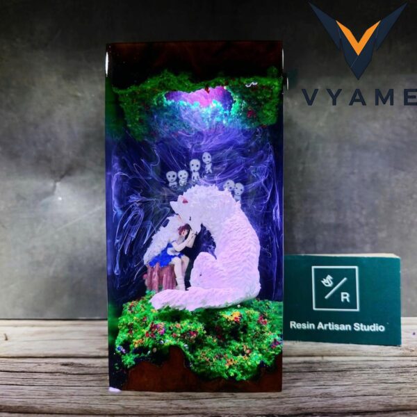 Custom Handmade Resin Anime Lamp – Gift for Mom, Kids, Him or Her _ Birthday Gift Night Light