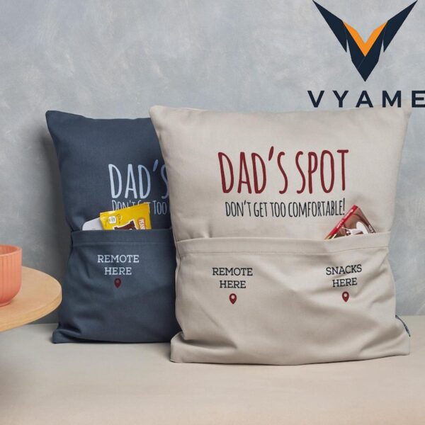 Custom Throw Pillow for Dad, Happy Father’s Day Gift